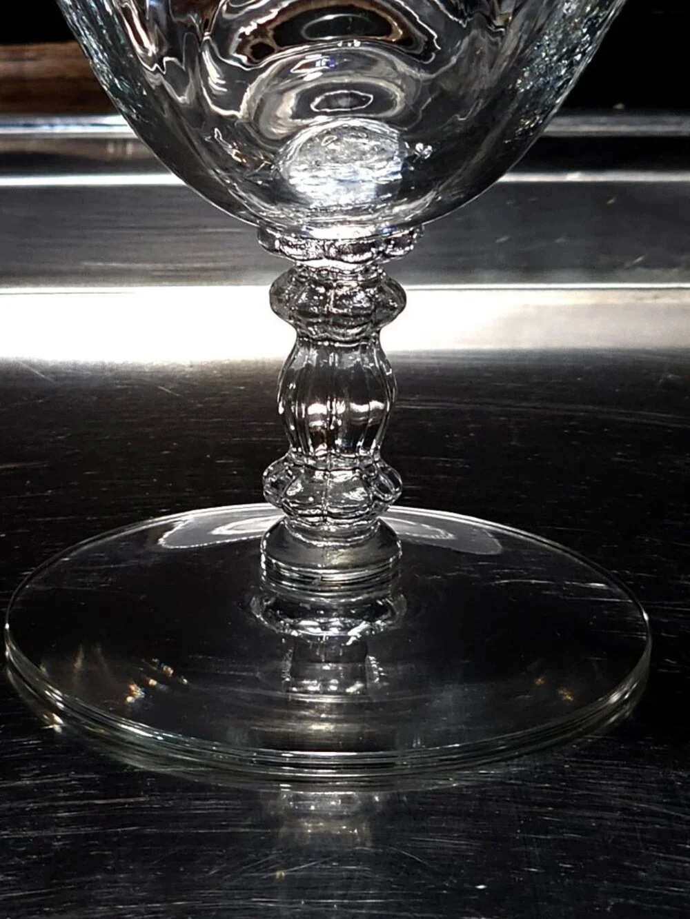 Cambridge Caprice Cocktail Coupe low sherbet 1950s Elegant Glass vtg mid century